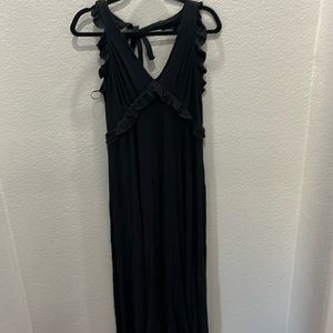 Anthropologie black dress size medium